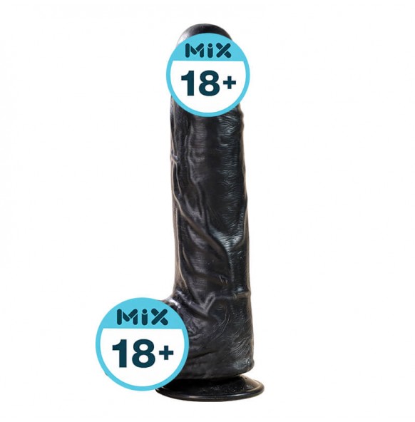 MizzZee - Black Titan Manual Dildo (Multi-size Available)